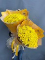  Моно-Букеты № 54 (15 хризантемы) - Жарден. Оптово-розничные продажи цветов и растений в Уральском регионе.