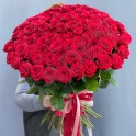 Моно-Букеты № 7 (101 роза) - Жарден. Оптово-розничные продажи цветов и растений в Уральском регионе.