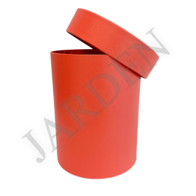 Шляпная коробка Дизайн "Красный" - Жарден. Оптово-розничные продажи цветов и растений в Уральском регионе.